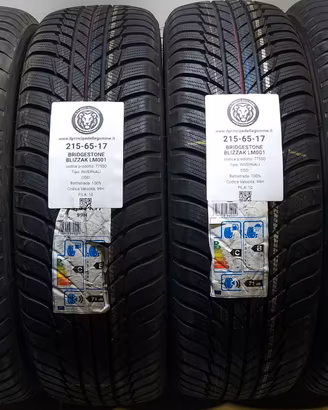 4 GOMME 215 65 17 BRIDGESTONE A77550