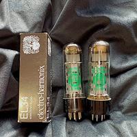 2 Valvole ELECTRO-HARMONIX EL34   NUOVE