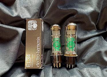 2 Valvole ELECTRO-HARMONIX EL34   NUOVE