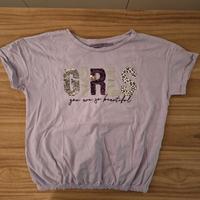 5 magliette bambina 10-12 anni di marca