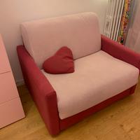 Divano letto singolo apribile