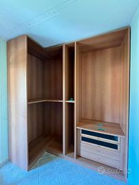 Struttura cabina armadio in legno