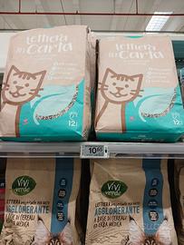 lettiera per gatti in carta come da foto