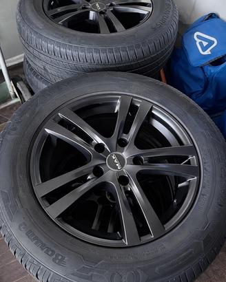 Cerchi e gomme estivo con 8mm   17” 225/65r16