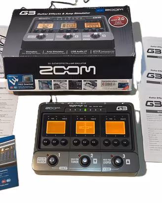 Zoom G3, pedaliera multieffetti