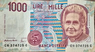 lire 1000 carta