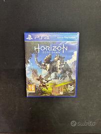 horizon zero dawn ps4 con scatola e libretti