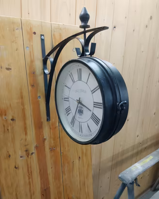 orologio da parete stile stazione 