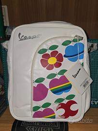 borsa Tracolla Vespa bianca fiori nuova 