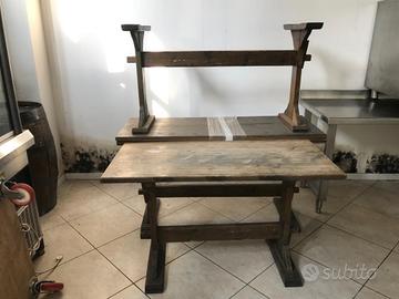 TAVOLI FRATINI IN LEGNO MISURE MISTE USATI
