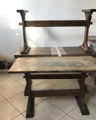 TAVOLI FRATINI IN LEGNO MISURE MISTE USATI