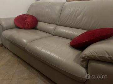 Divano in pelle 3 posti