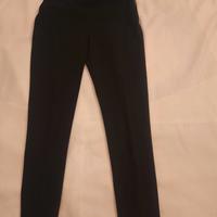 Pantalone nero con pizzo Nuna Lie