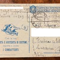 franchigia cartolina militare