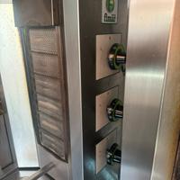 Grill kebab e coltello