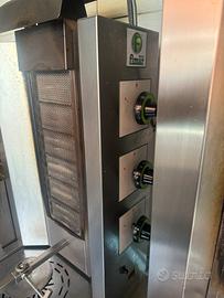 Grill kebab e coltello