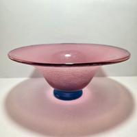 Vaso centro tavola in vetro firmato Elite Murano