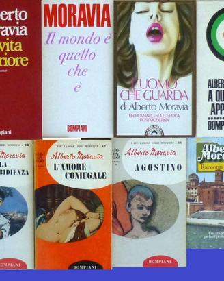 Alberto Moravia - Lotto di 25 libri