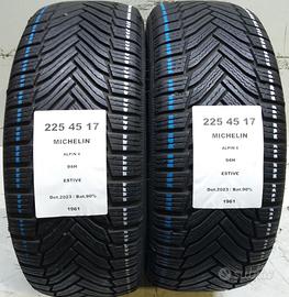 2 GOMME 225 45 17 MICHELIN A1961