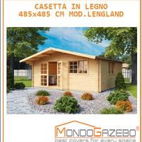 Casetta legno spess 40mm casa pavimento 5x5 mt