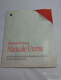 VINTAGE Apple manuale lingua italiano Macintosh
