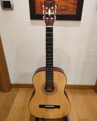chitarra classica,con supporto e tracolla