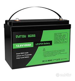 4 BATTERIE DATOUBOSS 12V 100AH LIFEPO4