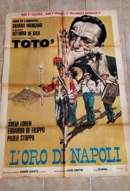 Manifesto Totò L'Oro di Napoli 