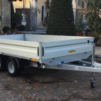 Rimorchio humbaur hn203118 con sponde da 35cm