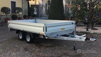Rimorchio humbaur hn203118 con sponde da 35cm