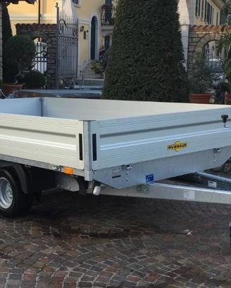 Rimorchio humbaur hn203118 con sponde da 35cm