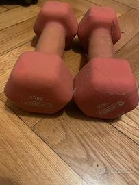manubri rivestiti in gomma da 3kg