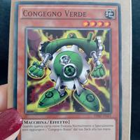 carta yu gi oh congegno verde 
