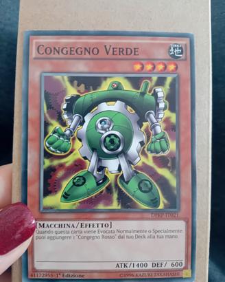 carta yu gi oh congegno verde 