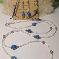 Parure collana e orecchini con cuore