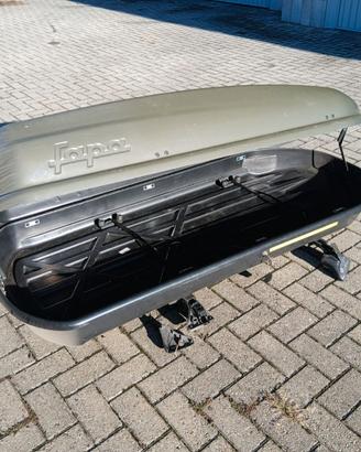 Box Tetto auto Fapa verde militare,barre incluse