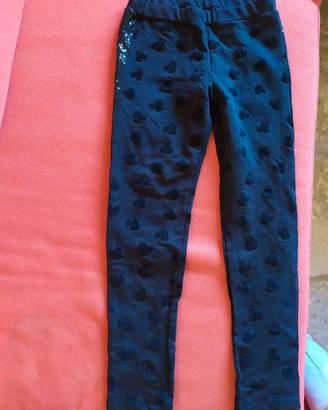 Leggins bambina Mickey Mouse Disney tg 8-9 anni