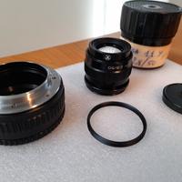 VEGA-11Y  50 mm 2.8 + adattatore  M42/sony e-mount