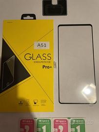 Vetro temperato e prot.lente Samsung A51/A52/A52s/