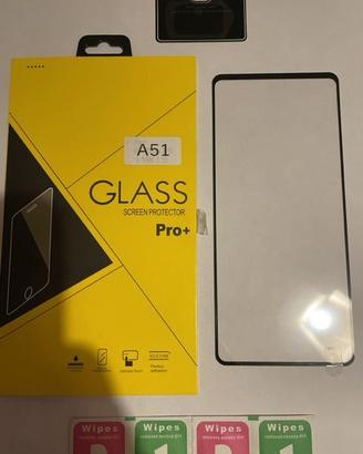 Vetro temperato e prot.lente Samsung A51/A52/A52s/