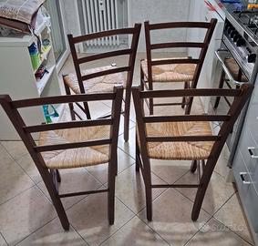 4sedie legno