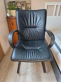 sedia ufficio in pelle