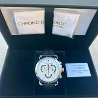 Orologio Chrono Diamond Nestor nuovo con scatola