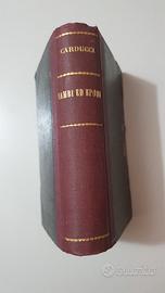 Libro Antico 1921 “Giambi ed Epodi” Carducci