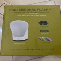 Kit filtri colorati e diffusore flash