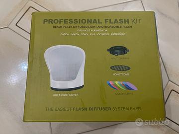Kit filtri colorati e diffusore flash
