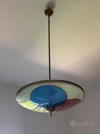 Lampadario Vintage anni '50 stile Pietro Chiesa 