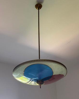 Lampadario Vintage anni '50 stile Pietro Chiesa 