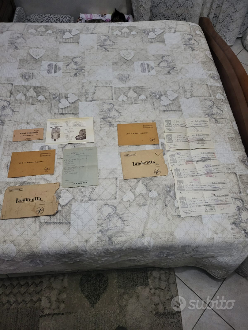 Libretto uso manutenzione Lambretta - Accessori Moto In vendita a Torino