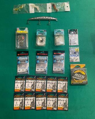 Mega Kit Pesca Mare e Predatori - Fluorocarbon